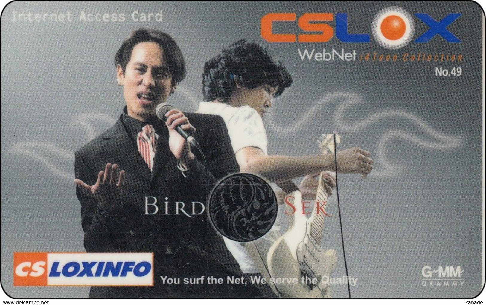 Thailand Phonecard Internet Loxinfo Bird Grupp - Tailandia