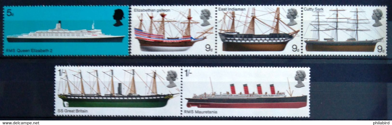 GRANDE-BRETAGNE                      N° 549/554                      NEUF** - Unused Stamps