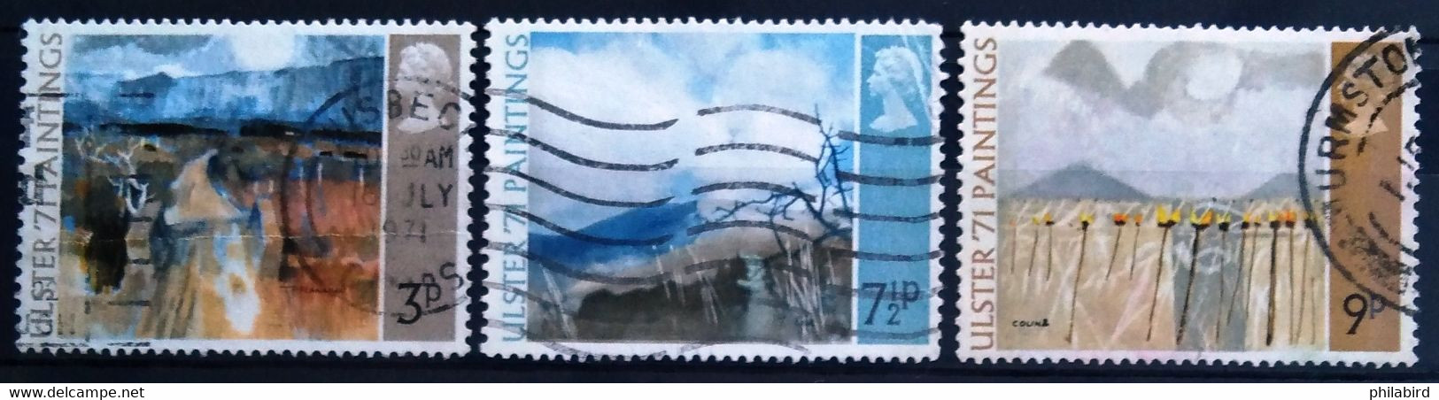 GRANDE-BRETAGNE                      N° 621/623                      OBLITERE - Used Stamps
