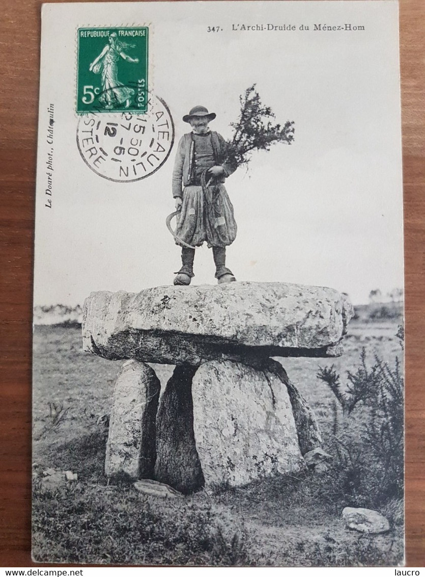 Plomodiern.l'archi Druide Du Menez Hom.dolmen.édition Le Doaré 347 - Plomodiern