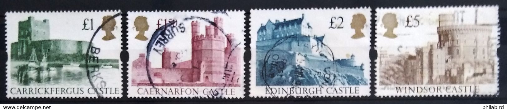 GRANDE-BRETAGNE                     N° 1615/1618                       OBLITERE - Used Stamps