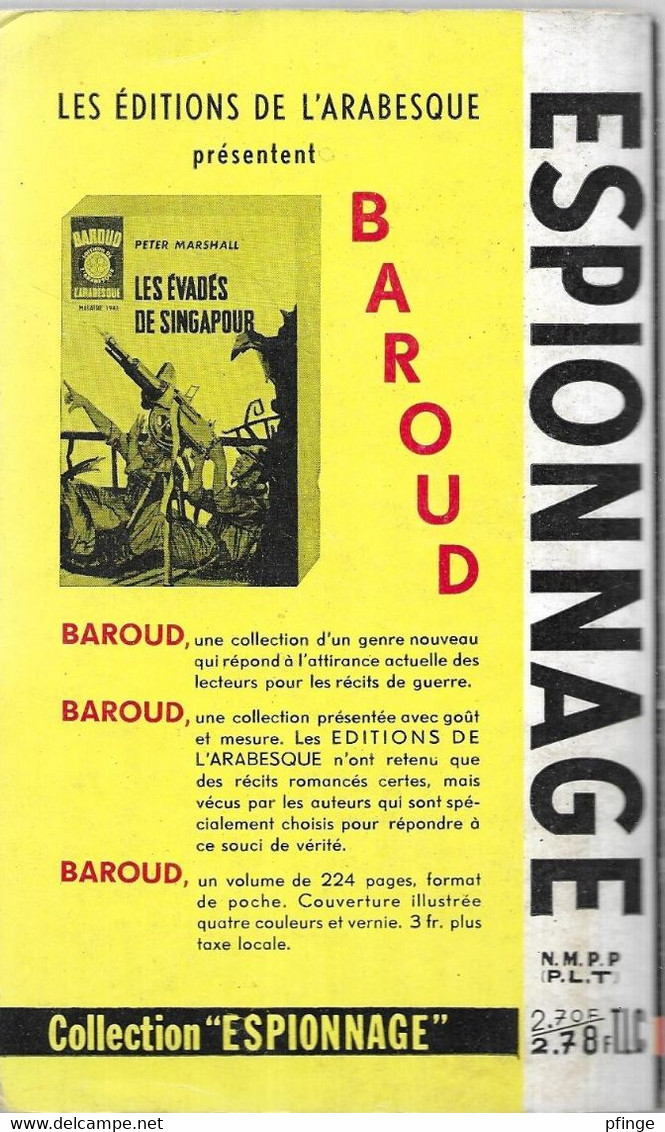 Pas De Diams Pour Le Toubib Par Karol Bor   - L'arabesque Espionnage N°412 - Illustration : Jef De Wulf - Editions De L'Arabesque