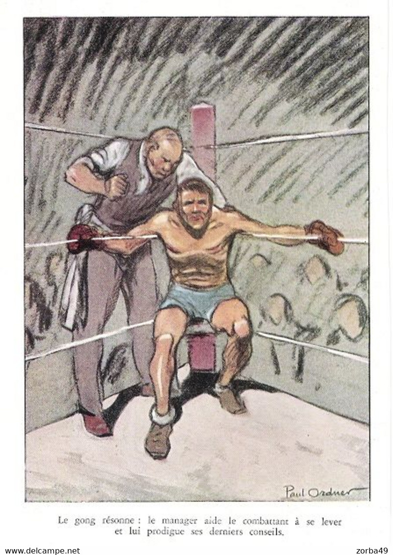 BOXE 3 Jolis Dessins De Paul ORDNER Presse De 1931 - Andere & Zonder Classificatie