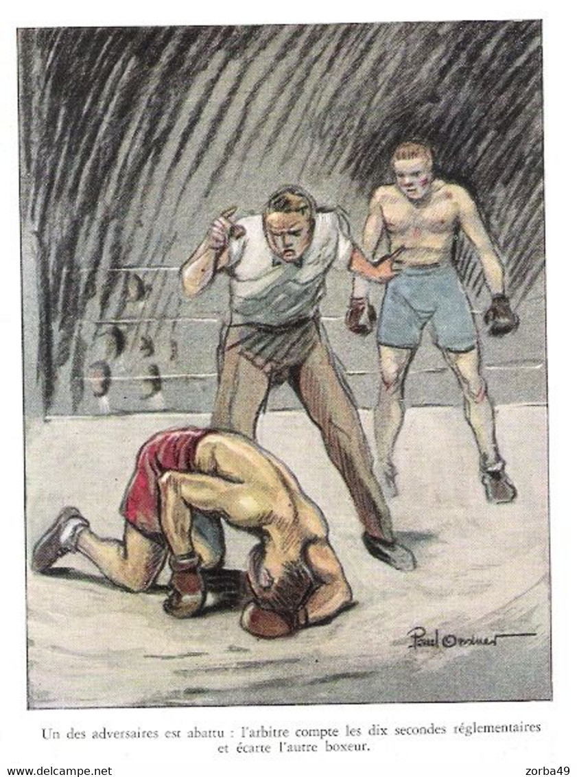 BOXE 3 Jolis Dessins De Paul ORDNER Presse De 1931 - Altri & Non Classificati