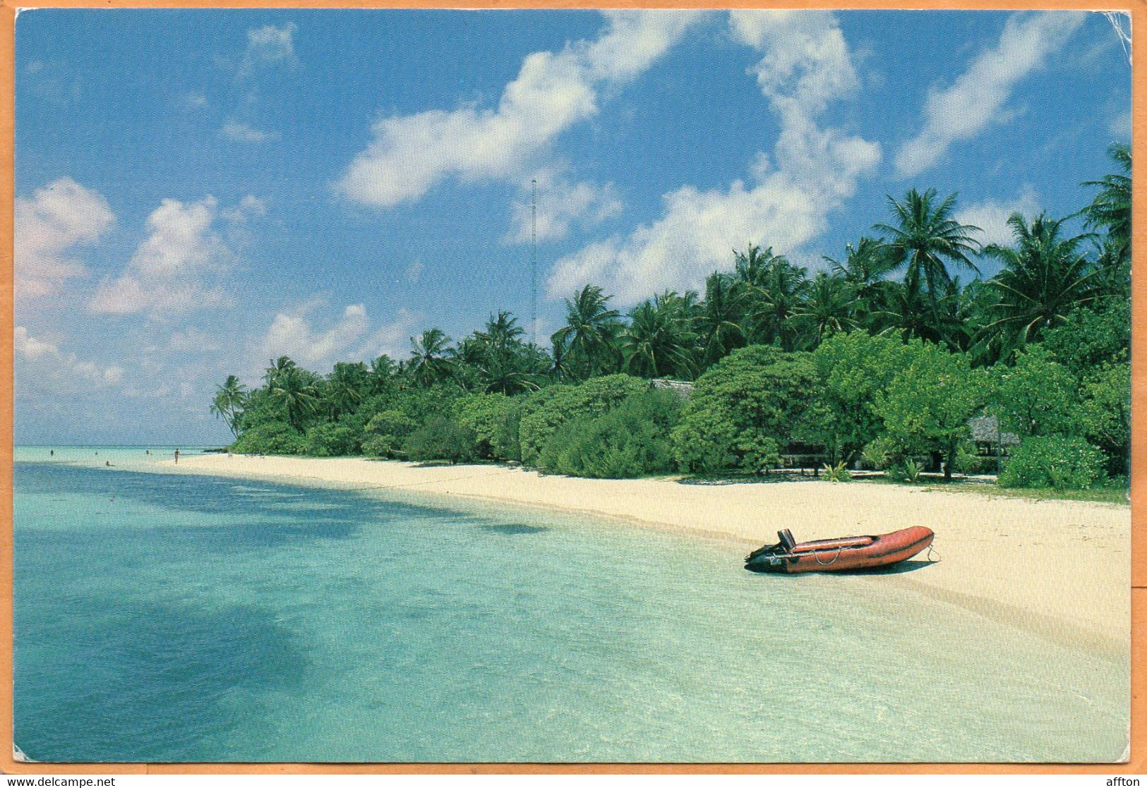 Maldives Islands Old Postcard Mailed - Maldive