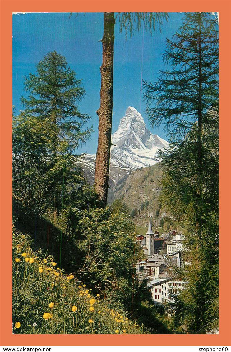 A658 / 505 Suisse Zermatt Mit Matterhorn ( Timbre ) - Matt