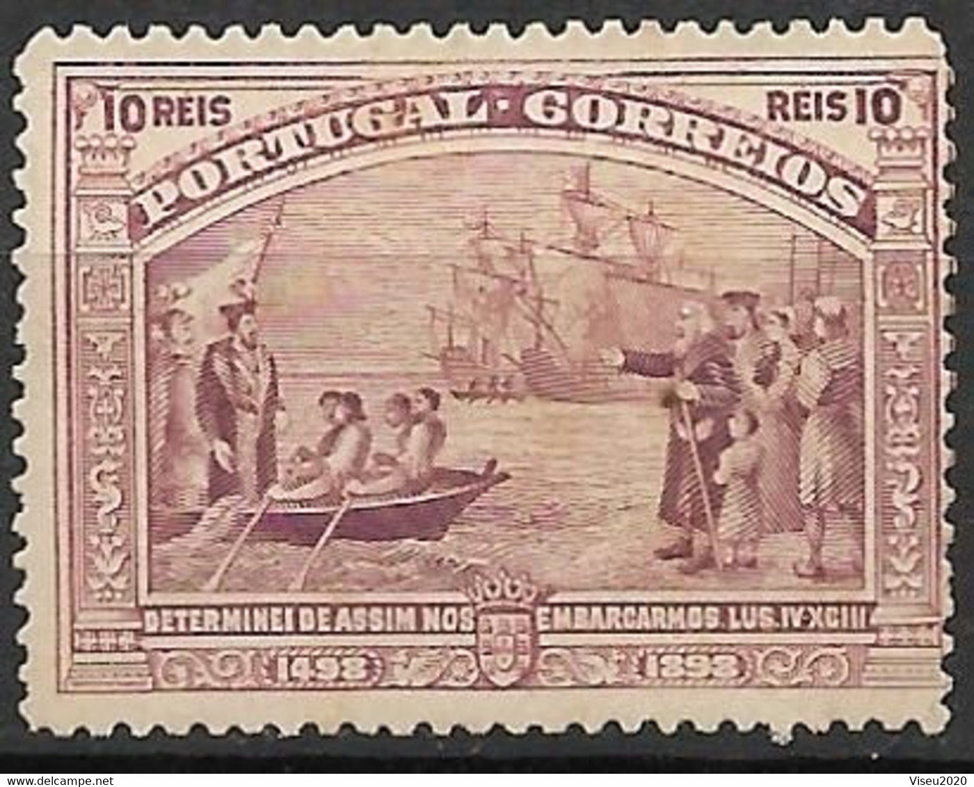 Portugal 1898 - 4º Centenário Caminho Marítimo India - Afinsa 150 - Unused Stamps