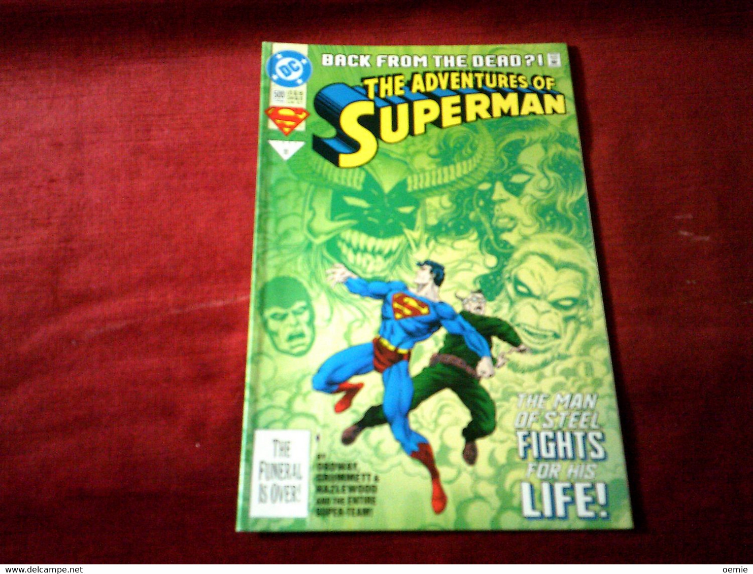 BACK FROM THE DEAD  THE ADVENTURES OF SUPERMAM  N° 500 JUNE 93 - DC