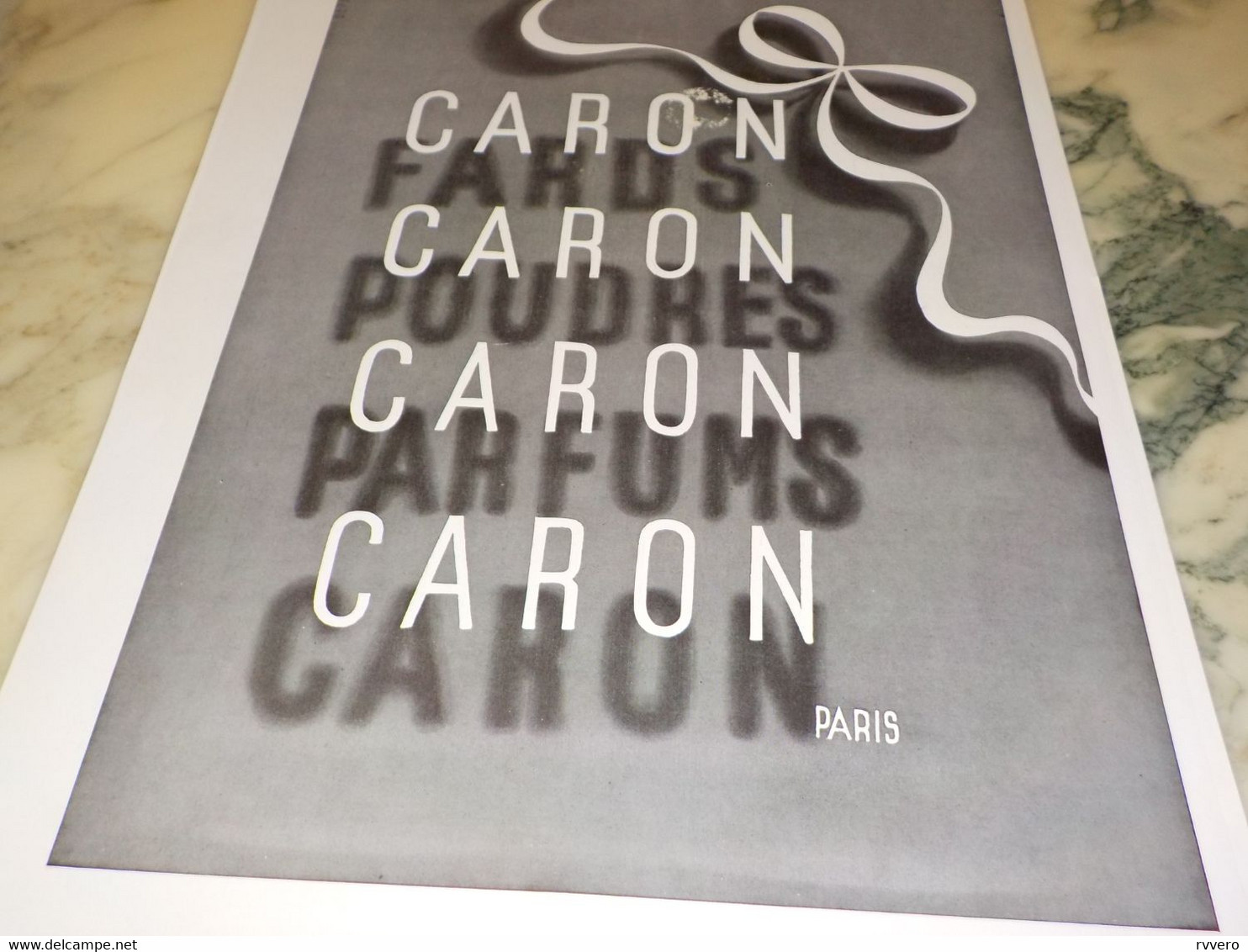 ANCIENNE PUBLICITE PARFUM CARONS CARON  1939 - Sin Clasificación