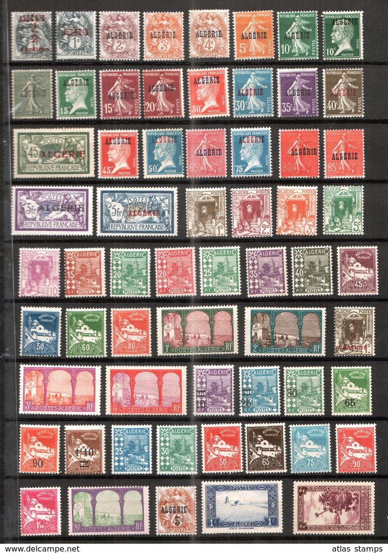 Algérie 1924/58  - Lot De + 310 Timbres Neufs **/*  - Cote Enorme , Beaucoup Bonnes Valeurs - Collections, Lots & Series