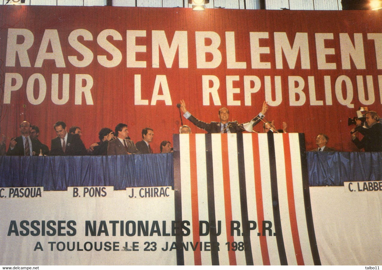 Politique - Assises Nationales Du R P R - Toulouse 23 Janvier 1982 - J Chirac à La Tribune - Politieke Partijen & Verkiezingen