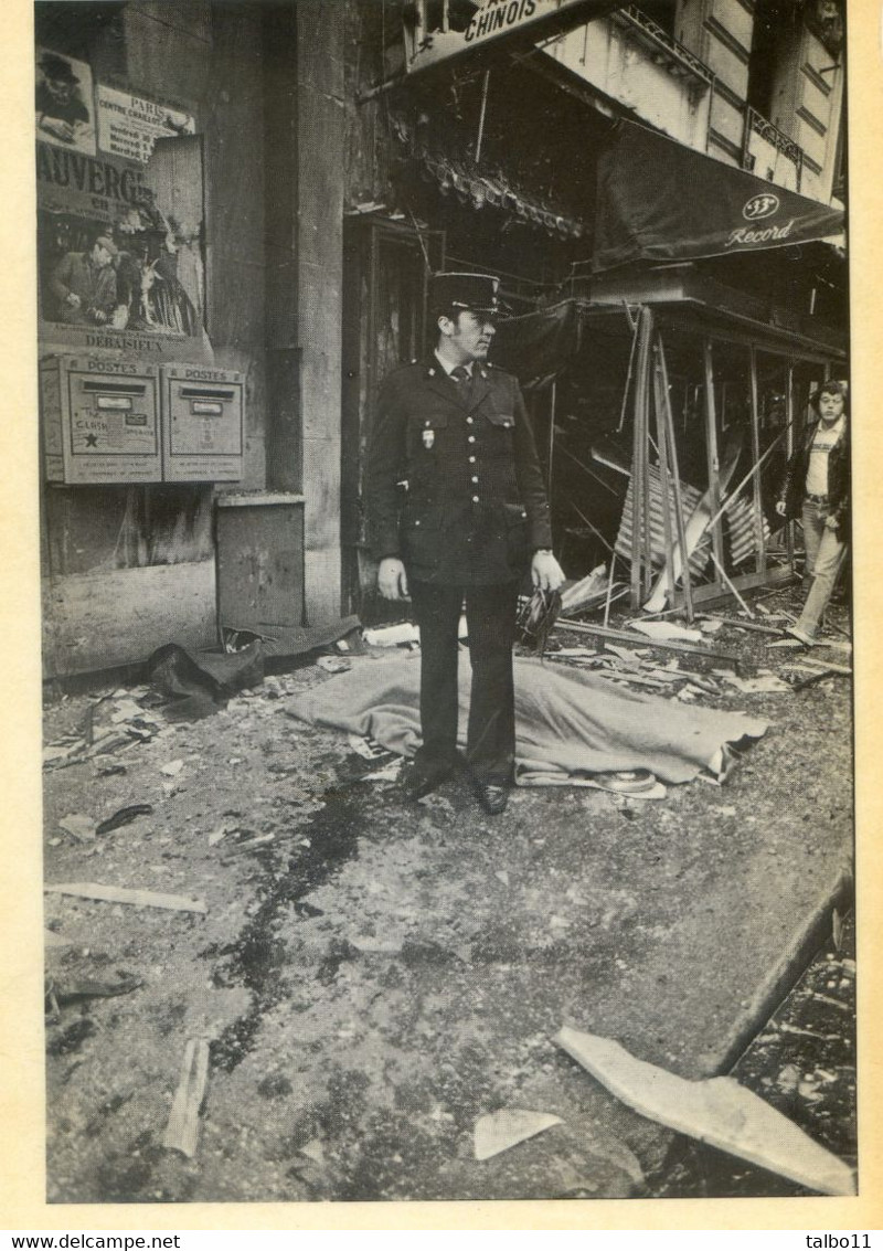 Politique - Paris - Attentat Rue Marboeuf Contre Journal Libanais Avril 1982 - Parteien & Wahlen