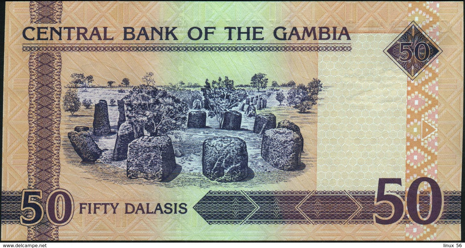 ♛ GAMBIA - 50 Dalasis Nd.(2006 - 2013) UNC P.28 C - Gambia