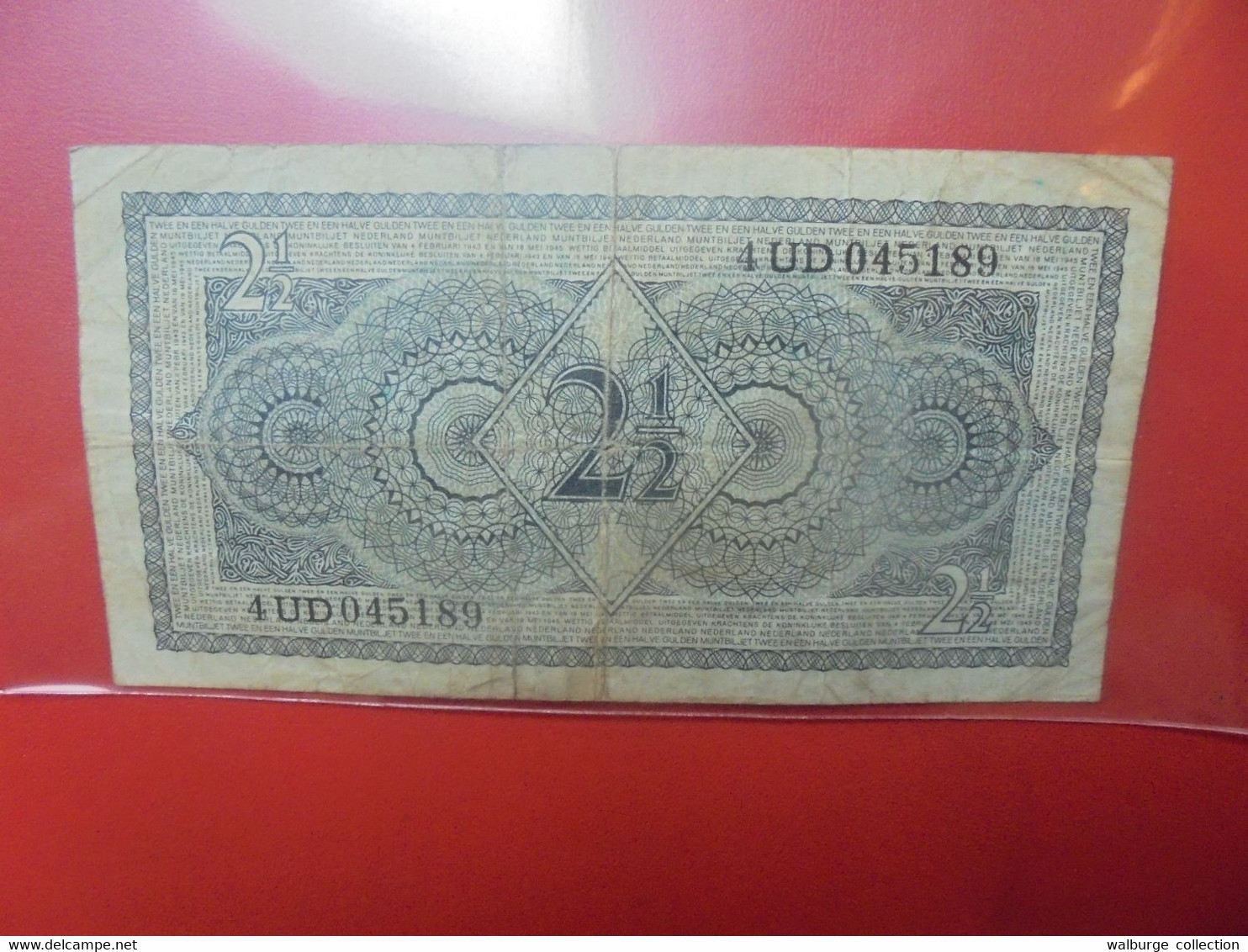 PAYS-BAS 2 1/2 GULDEN 1949 Circuler - 2 1/2 Gulden