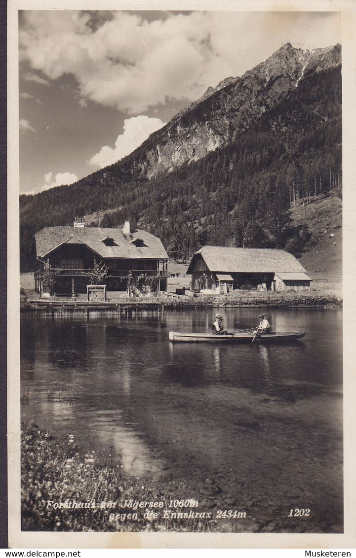 Austria PPC Forsthaus Am Jägersee Gegen Ensskrax Tappenkarsee Kleinarl WAGRAIN 1934 Echte Real Photo Véritable - Wagrain