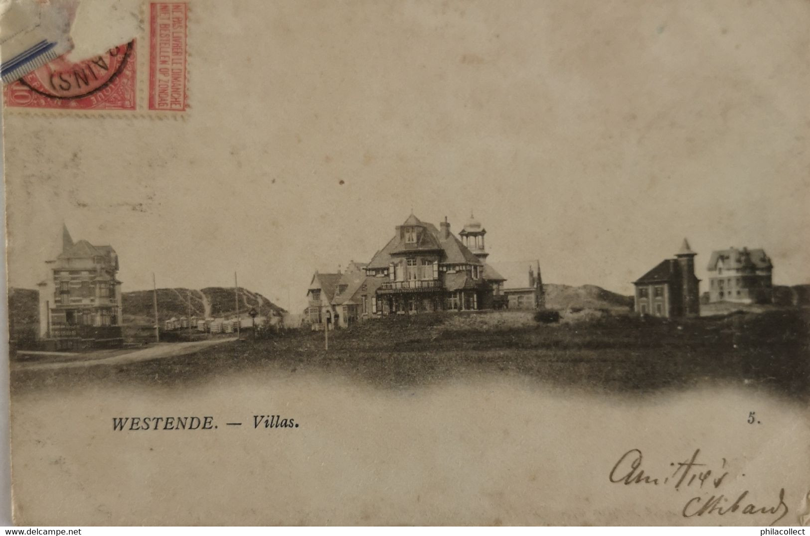 Westende // Villas Ca 1900 Vlekkig - Westende