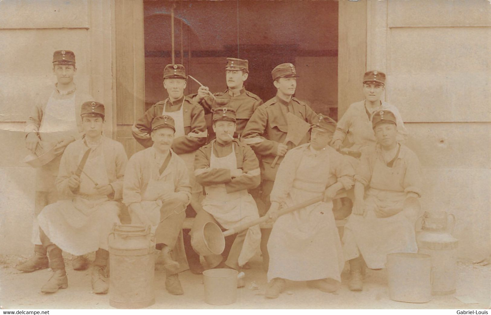 Militaria - Armée Suisse - Equipe De Cuisine - Cuisinier - Fourrier - Sceau Postal Bursinel - Schweizer Armee - Bursinel