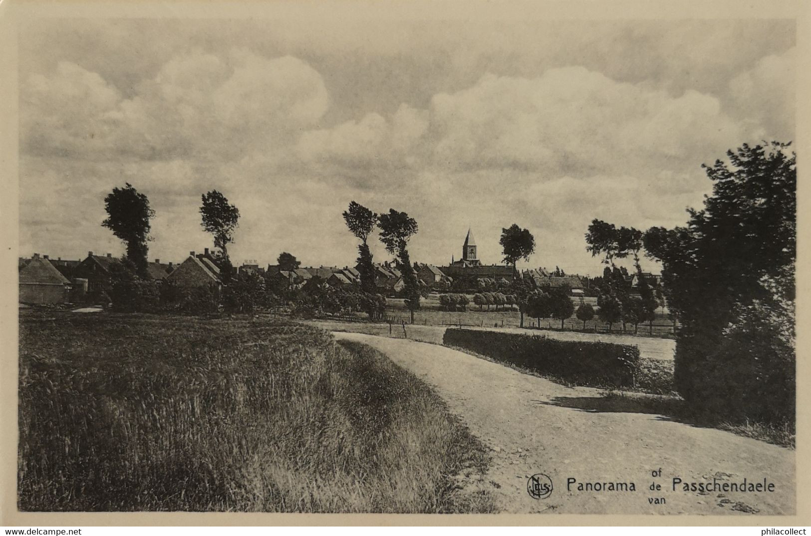 Passendale - Passchendaele (Zonnebeke) Panorama  19?? - Zonnebeke