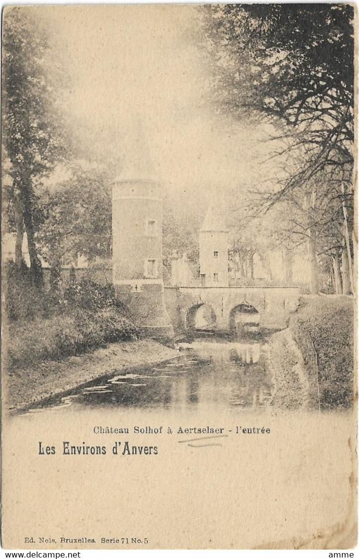 Aartselaar   * Les Environs D'Anvers - Chateau Solhof à Aertselaer - L'entrée (Nels, 71/5) - Aartselaar