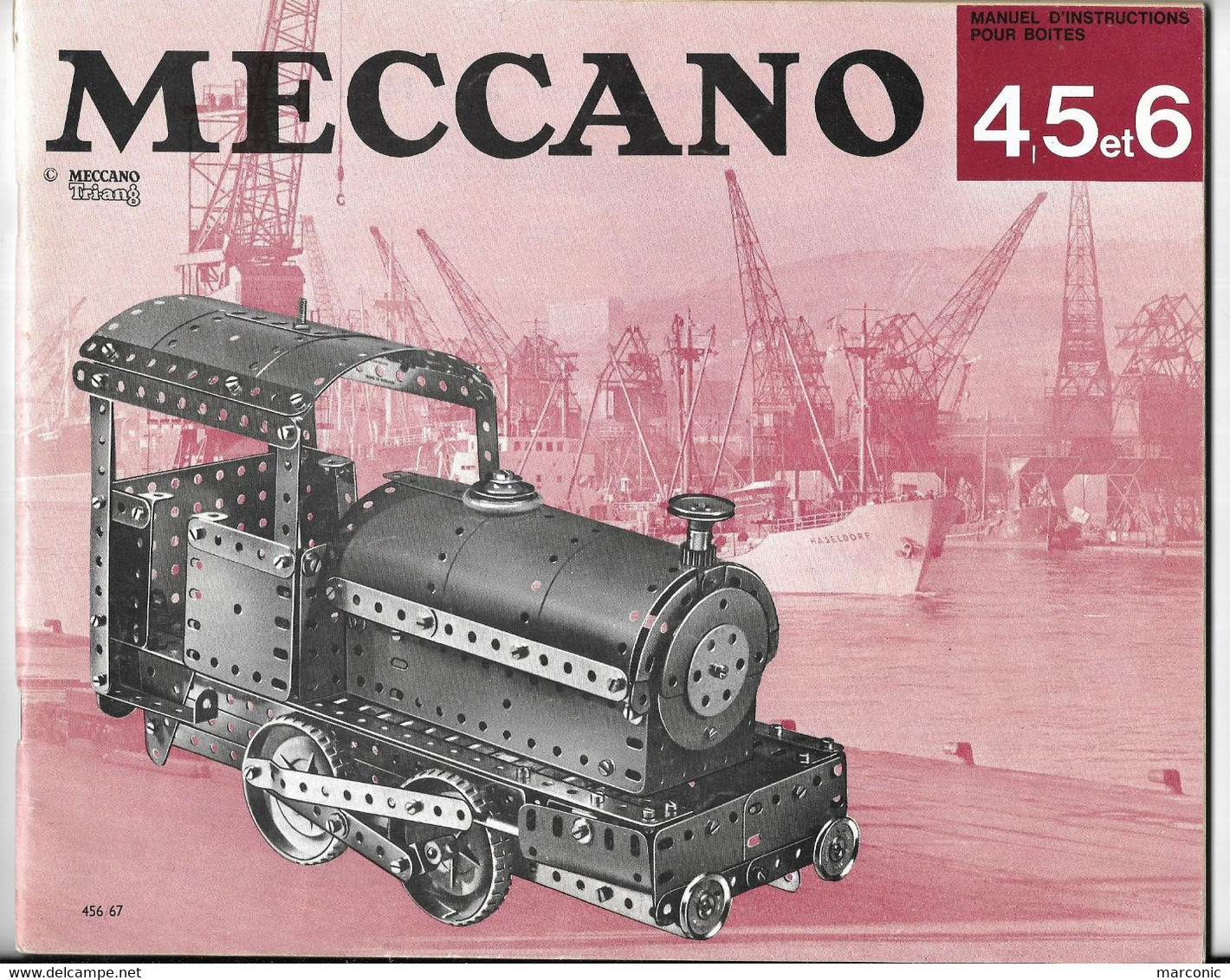 Manuel D'Instructions MECCANO Triang - Boîtes N° 4, 5 Et 6 - Meccano