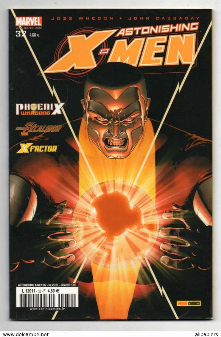 Comics X-MEN Astonishing N°32 Invincible - Phénix Chant De Guerre - New Excalibur - X-Factor - Astéroide X De 2008 - XMen