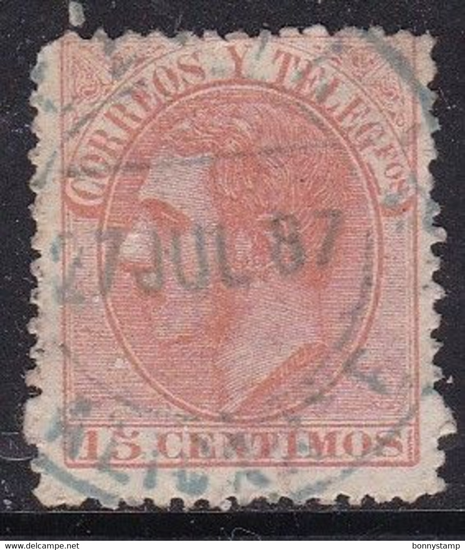 Spagna, 1882 - 15c King Alfonso XII - Nr.252 Usato° - Usati