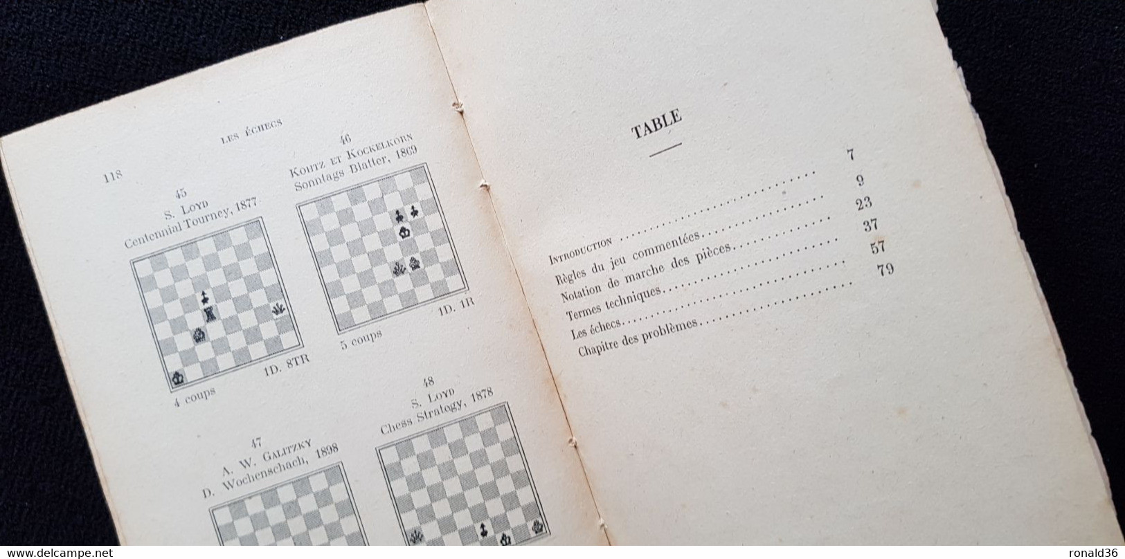 Livre 1953 TRAITE DU JEU D'ECHECS Par G BEUDIN Edit ALBIN MICHEL Imprimerie DE LAGNY Grevin & Fils - Juegos De Sociedad