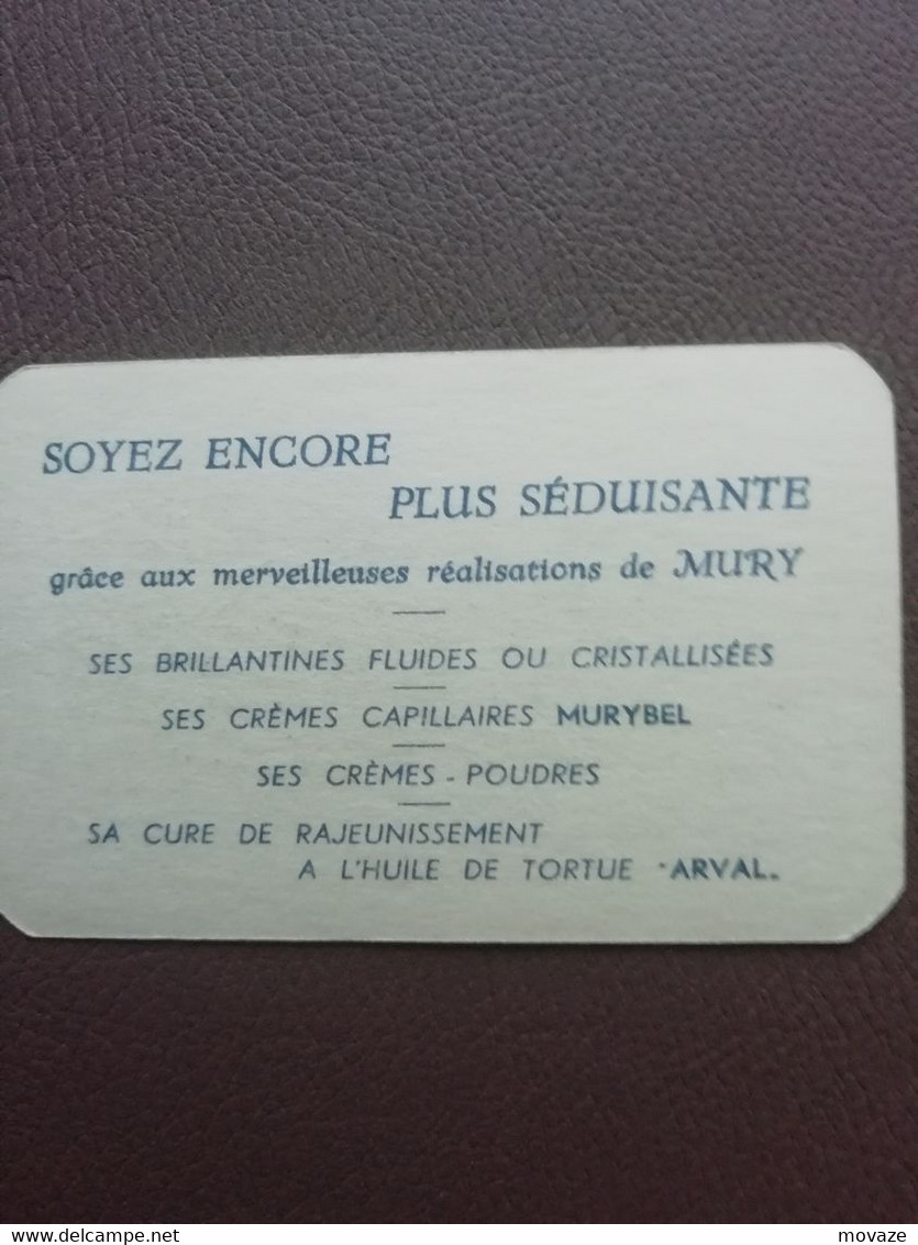 Carte Parfum Parfumkaart Le Narcisse Bleu Mury Paris - Modernes (à Partir De 1961)