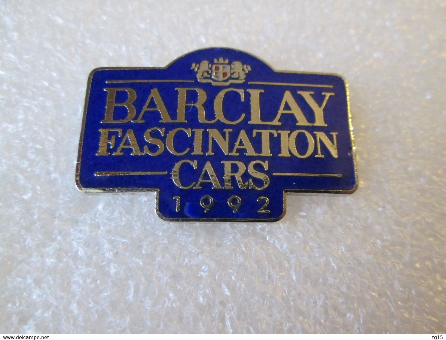 PIN'S    BARCLAY  FASCINATION CARS  1992  Email Grand Feu  Numéroté - Otros & Sin Clasificación