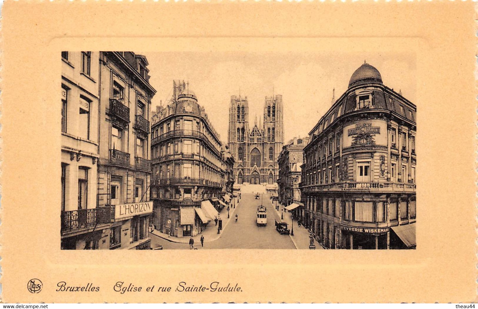 ¤¤  -  BELGIQUE   -  BRUXELLES   -  Eglise Et Rue Sainte-Gudule  -  ¤¤ - Avenues, Boulevards