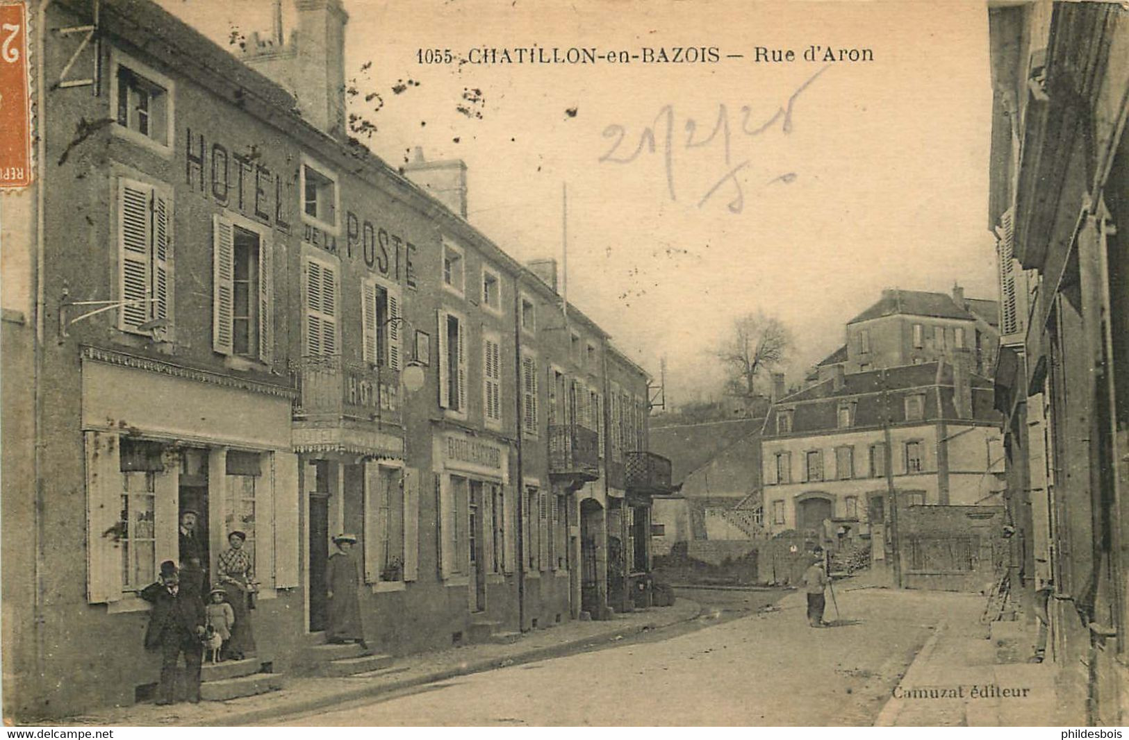NIEVRE  CHATILLON En BAZOIS  Rue D'Aron - Chatillon En Bazois