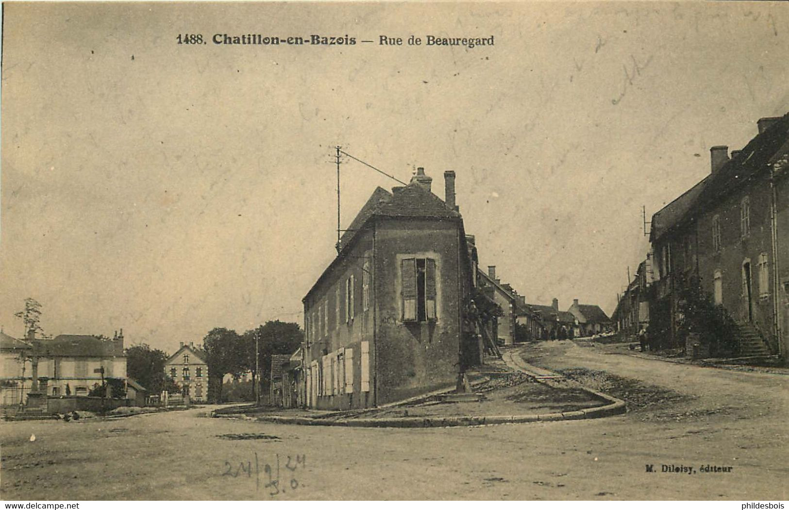 NIEVRE  CHATILLON En BAZOIS  Rue De Beauregard - Chatillon En Bazois