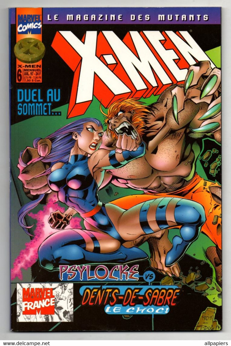 Comics X-Men N°6 Précipice - Génération X - Excalibur - X-Man De 1997 - XMen