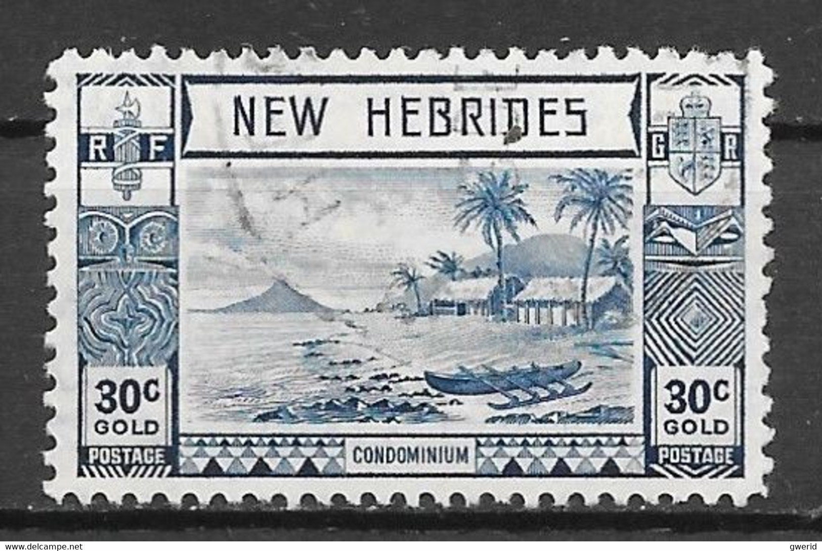 Nouvelles-Hébrides N° 117 Yvert OBLITERE - Used Stamps