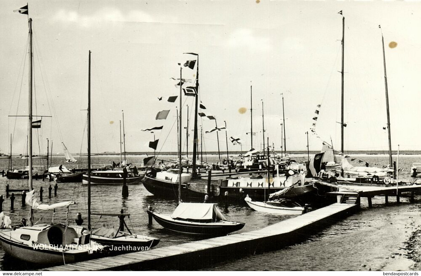 Nederland, WOLPHAARTSDIJK, Goes, Jachthaven (1965) Ansichtkaart - Goes