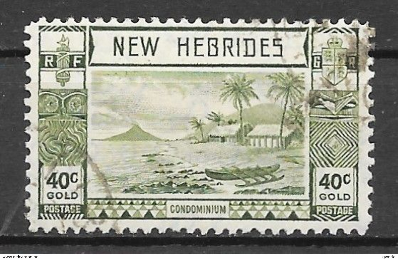 Nouvelles-Hébrides N° 118 Yvert OBLITERE - Used Stamps