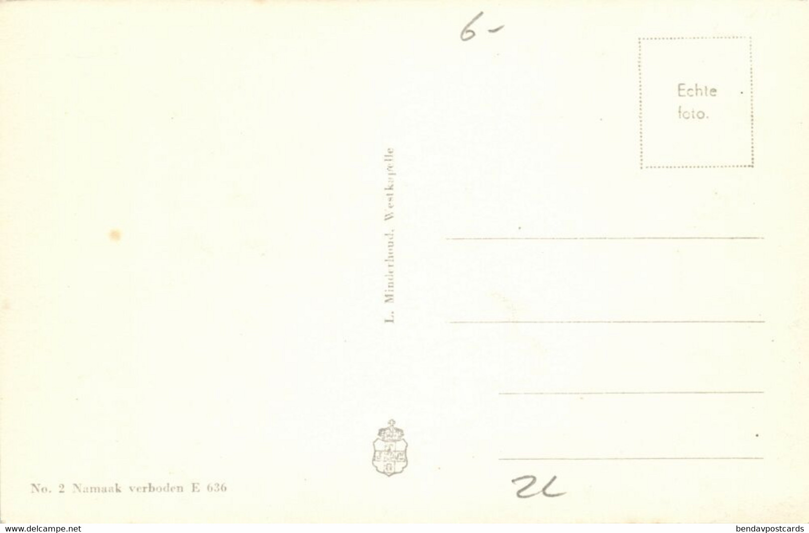 Nederland, WESTKAPELLE, Zuidstraat (1930s) Ansichtkaart - Westkapelle