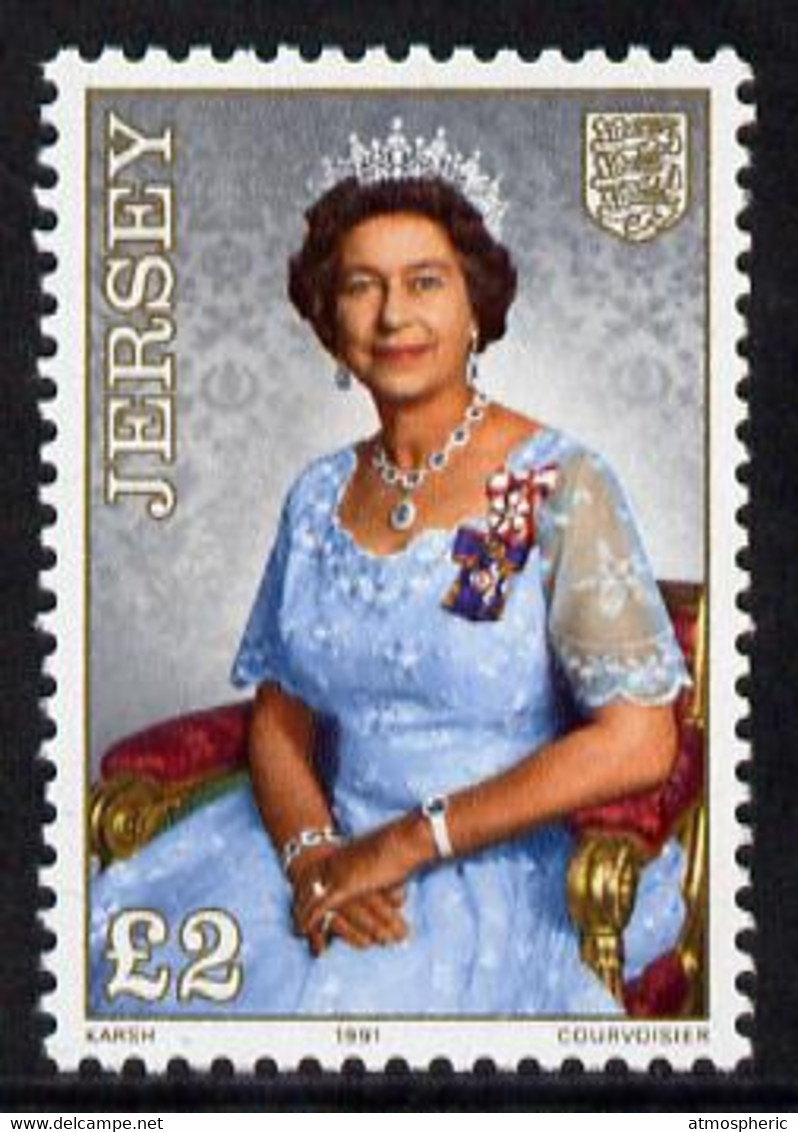 Jersey 1989-95 Queen Elizabeth £2 U/M, SG 491b - Unclassified