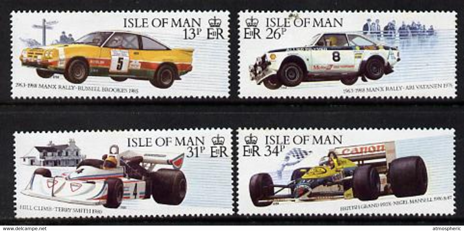 Isle Of Man 1988 Motor Sport Perf Set Of 4 U/M SG 361-4 - Non Classés