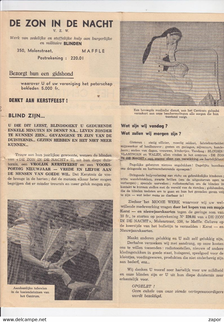 Succes - Krantje Voor De Blinden / Geleide-Honden - Maffle - 1955 - People