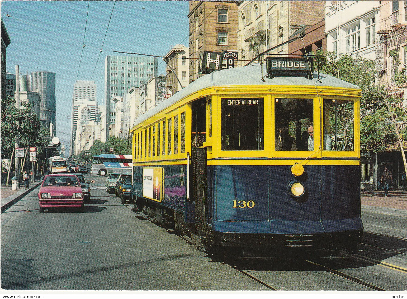 N°7358 R -cpm Historic Trolleys Of San Francisco- - Strassenbahnen