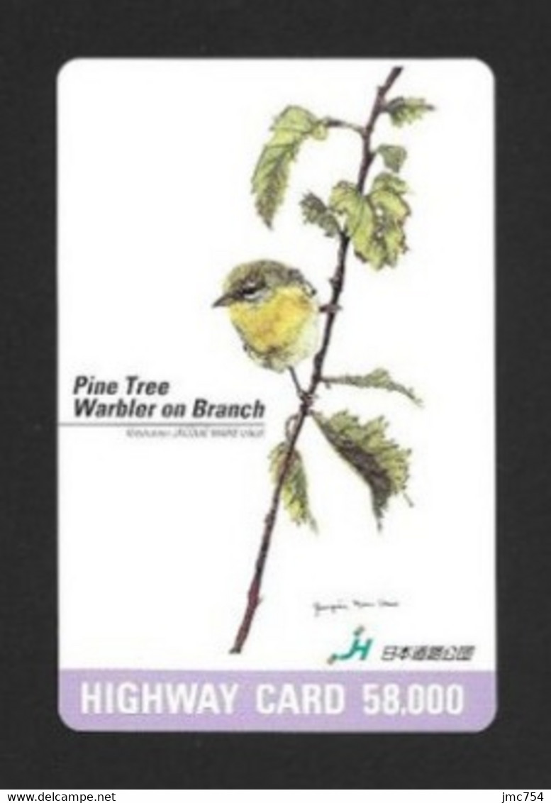 Télécarte Japonaise.   Oiseau.   Animaux. - Songbirds & Tree Dwellers