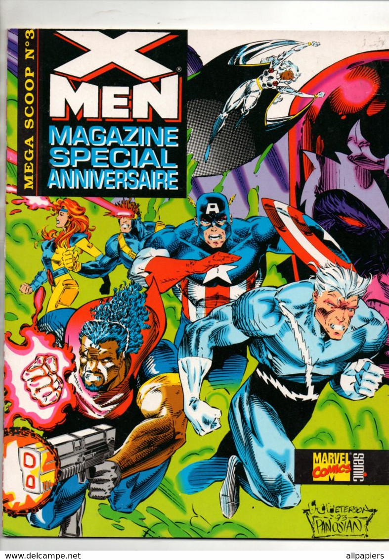 Comics X-Men Mega Scoop N°3 Magazine Spécial Anniversaire De 1994 - XMen