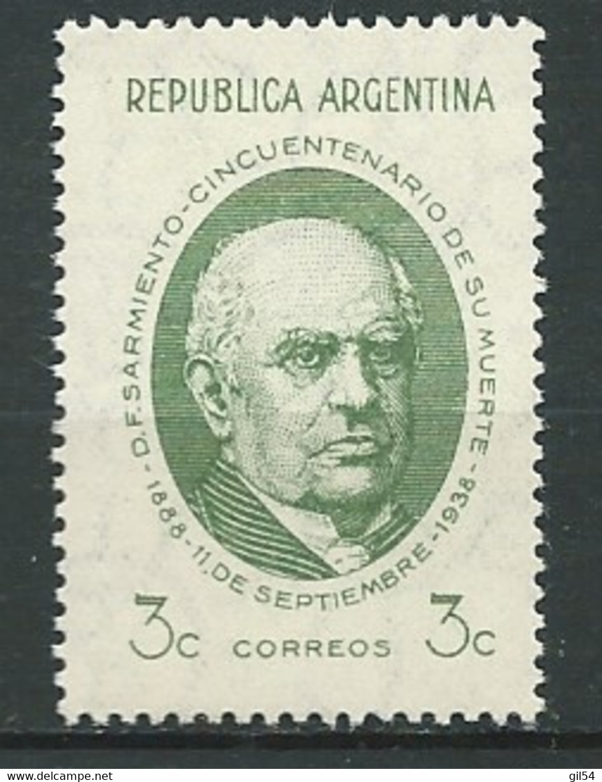 Argentine - Yvert N° 387 *  - Lr 31516 - Unused Stamps