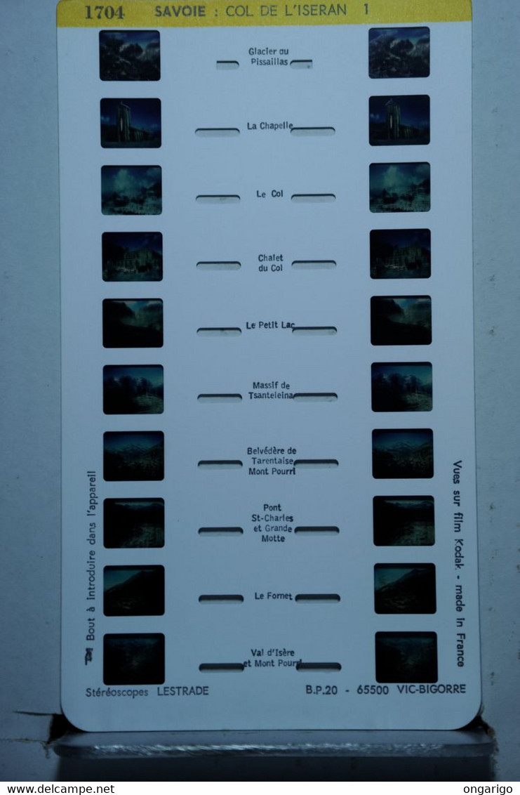 LESTRADE :  1704  SAVOIE  :  COL DE L'ISERAN  1 - Visionneuses Stéréoscopiques