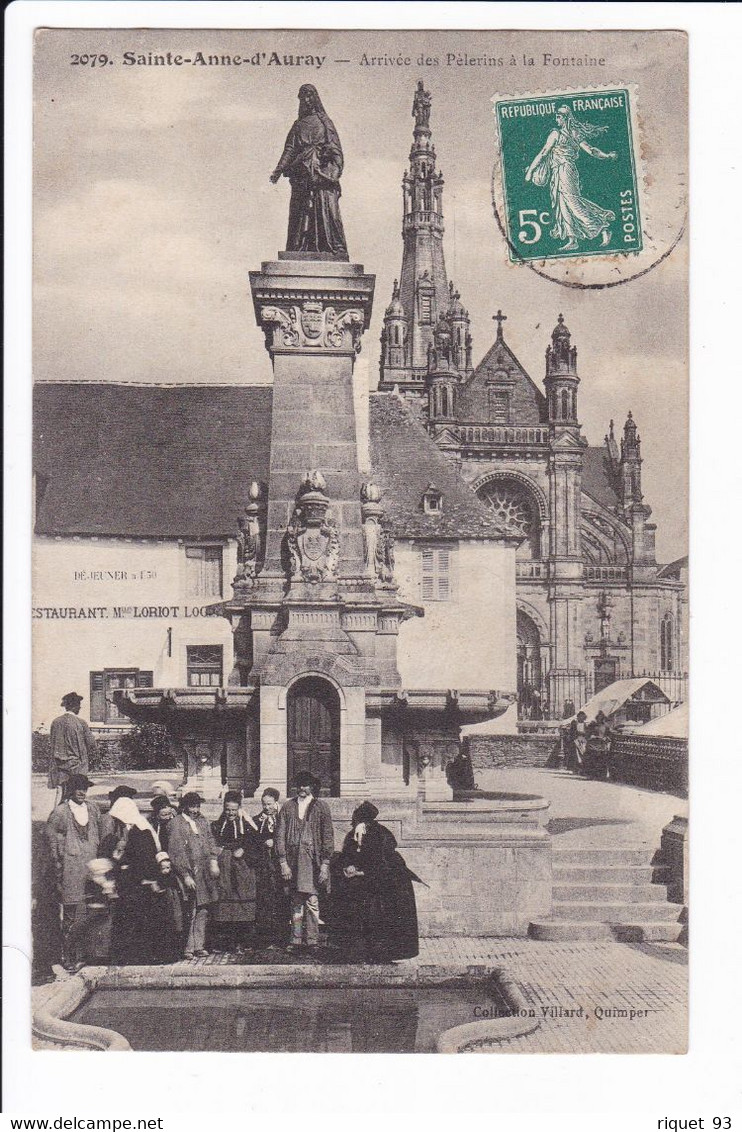 2079 - Sainte Anne D'Auray - Arrivée Des Pèlerins à La Fontaine - Sainte Anne D'Auray