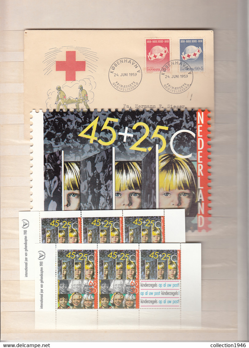 Disabled persons,red cross,tuberculosis,collection most MNH/Postfris,see scans(C449)