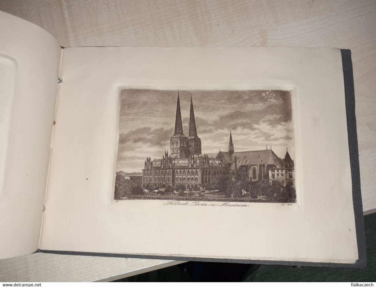 Lübeck, Germany, Book With Artifical Postcards - Kunstdrukken