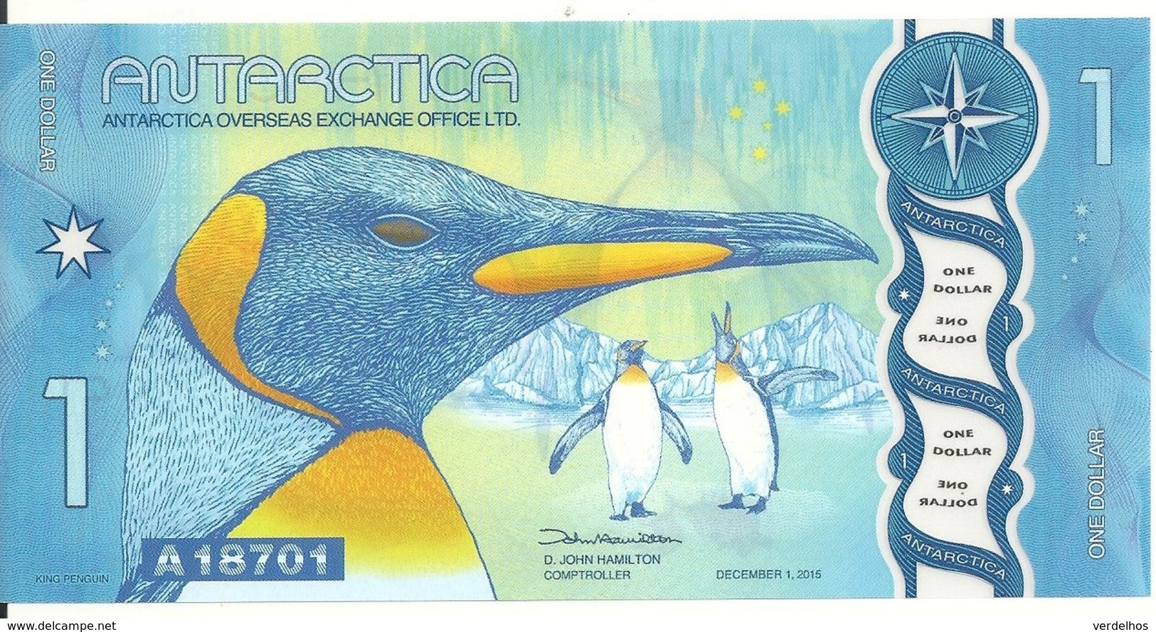 ANTARCTICA 1 DOLLAR 2015 UNC - Otros – América