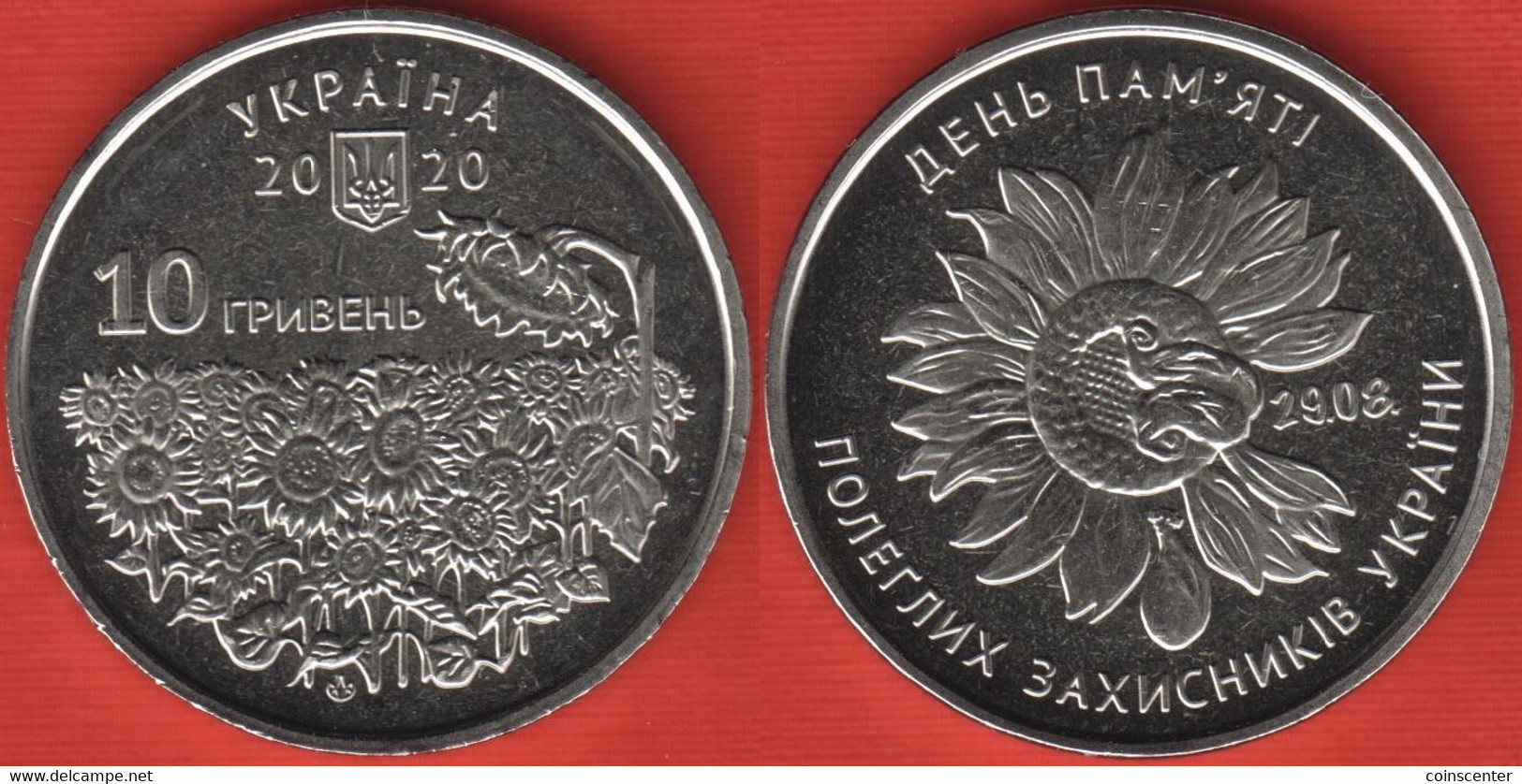 Ukraine 10 Hryvnias 2020 "Remembrance Day Of The Fallen Defenders" UNC - Oekraïne